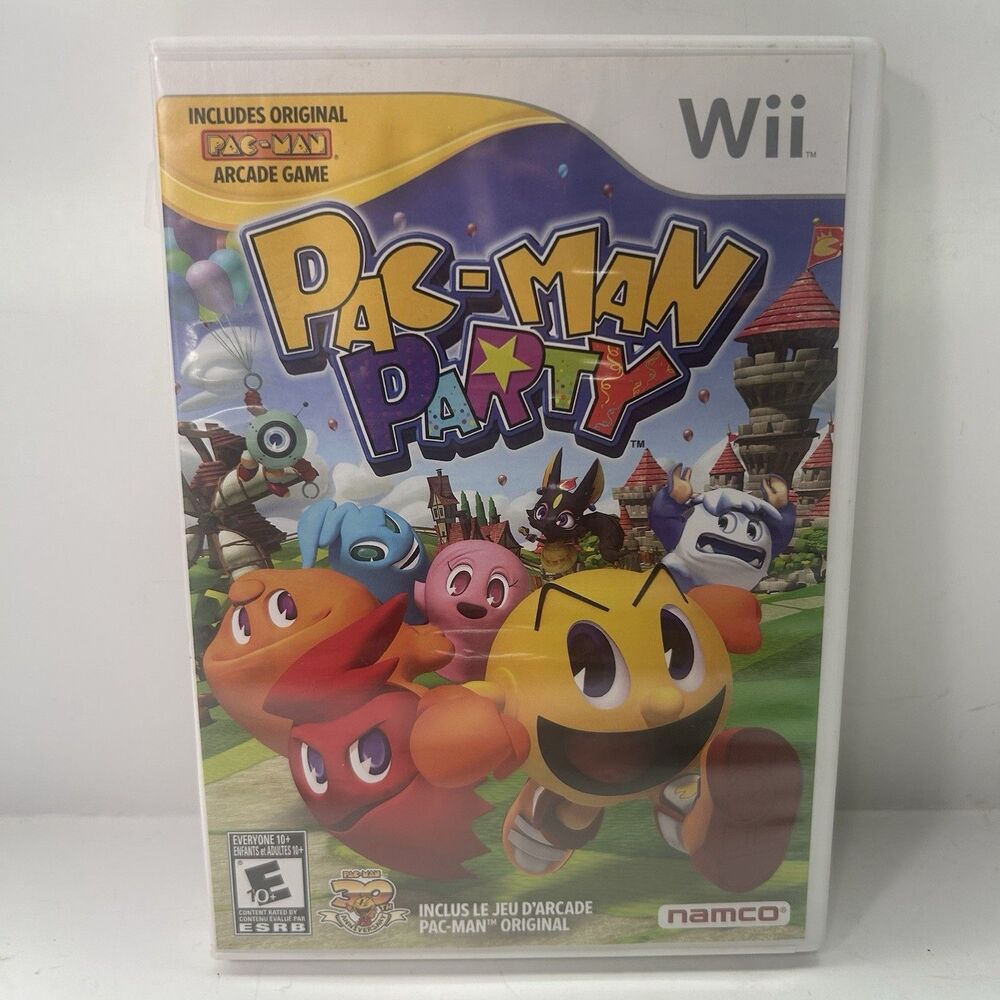 Pac-Man Party Nintendo Wii Video Game with Manual